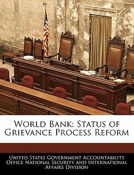 portada world bank: status of grievance process reform (en Inglés)