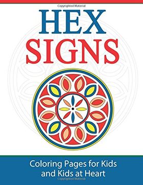 portada Hex Signs: Coloring Pages for Kids & Kids at Heart: Volume 8 (Hands-On Art History)