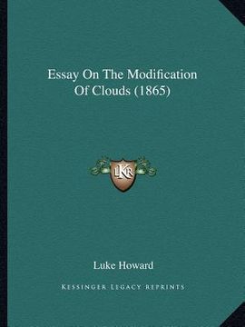 portada essay on the modification of clouds (1865) (en Inglés)