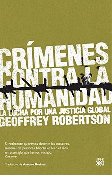 portada Crímenes Contra la Humanidad: La Lucha por una Justicia Global (in Spanish)