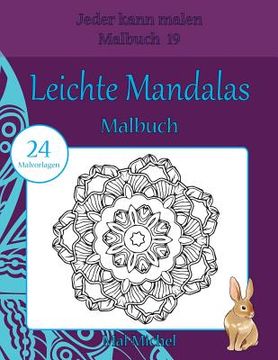 portada Leichte Mandalas Malbuch: 24 Malvorlagen (en Alemán)