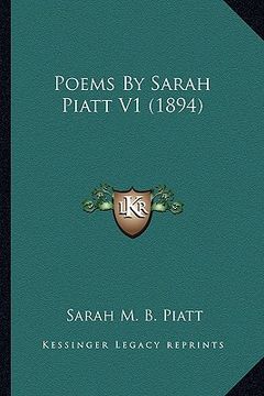 portada poems by sarah piatt v1 (1894) (en Inglés)