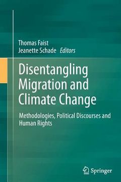 portada Disentangling Migration and Climate Change: Methodologies, Political Discourses and Human Rights (en Inglés)