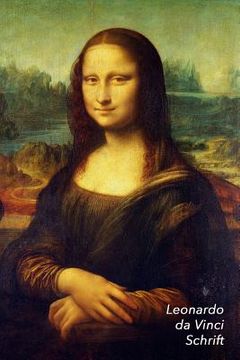 portada Da Vinci Schrift: Mona Lisa Trendy & Hip Notitieboek Ideaal Voor School, Studie, Recepten of Wachtwoorden
