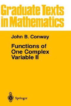 portada functions of one complex variable ii (en Inglés)