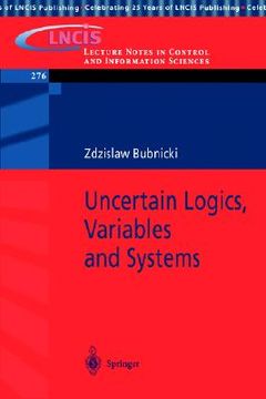 portada uncertain logics, variables and systems (in English)