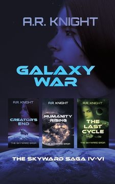 portada Galaxy War: The Skyward Saga Books 4-6 (en Inglés)
