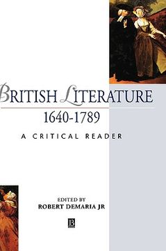 portada british literature 1640-1789 (en Inglés)