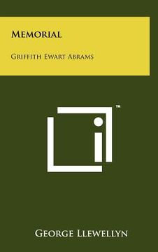 portada memorial: griffith ewart abrams (en Inglés)