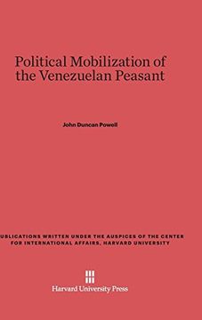 portada Political Mobilization of the Venezuelan Peasant (en Inglés)