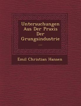 portada Untersuchungen Aus Der Praxis Der G Rungsindustrie... (en Alemán)