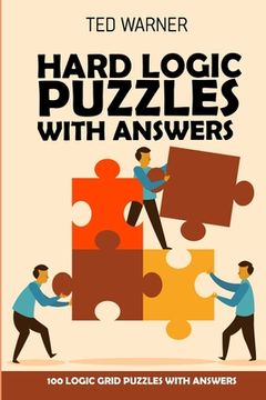 portada Hard Logic Puzzles With Answers: Stostone Puzzles 100 Logic Grid Puzzles With Answers (en Inglés)