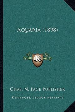 portada aquaria (1898) (en Inglés)