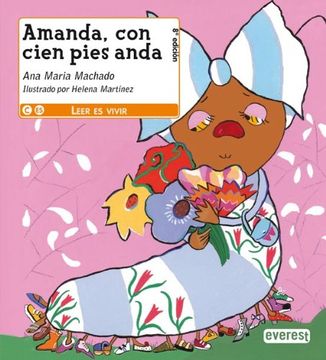 portada Amanda, con Cien Pies Anda (Leer es Vivir) (in Spanish)
