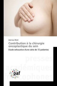 portada Contribution à la chirurgie oncoplastique du sein (Omn.Pres.Franc.) (French Edition)