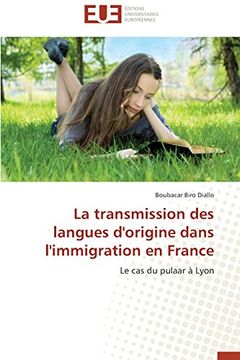 portada La Transmission Des Langues D'Origine Dans L'Immigration En France