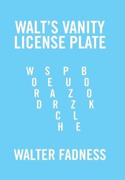 portada Walt's Vanity License Plate: Word Search Puzzle Book (en Inglés)