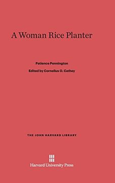 portada A Woman Rice Planter (John Harvard Library (Hardcover)) (en Inglés)