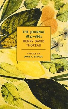 portada The Journal of Henry David Thoreau, 1837-1861 (New York Review Books Classics) (en Inglés)