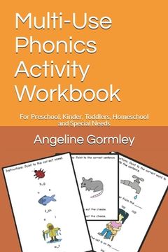 portada Multi-Use Phonics Activity Workbook: For Preschool, Kinder, Toddlers, Homeschool and Special Needs (en Inglés)