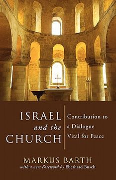 portada israel and the church: contribution to a dialogue vital for peace (in English)