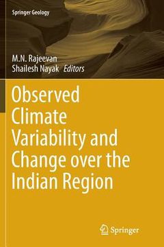 portada Observed Climate Variability and Change Over the Indian Region