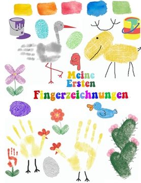 portada Meine Ersten Fingerzeichnungen: Niedliche Tiere mit dem Finger gemalt, leicht zu zeichnen für Kleinkinder oder kleine Kinder (en Alemán)