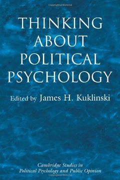 portada Thinking About Political Psychology (Cambridge Studies in Public Opinion and Political Psychology) (en Inglés)