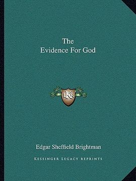 portada the evidence for god