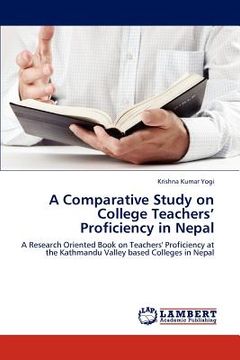 portada a comparative study on college teachers' proficiency in nepal (en Inglés)