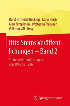 portada Otto Sterns Veröffentlichungen - Band 2: Sterns Veröffentlichungen von 1916 bis 1926 (en Alemán)