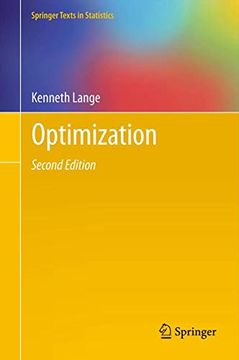 portada Optimization: 95 (Springer Texts in Statistics) (en Inglés)