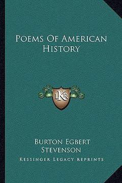 portada poems of american history (en Inglés)