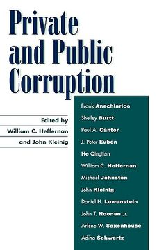 portada private and public corruption
