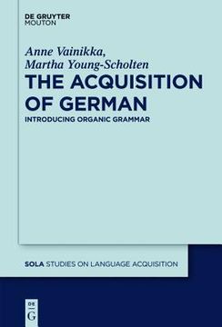 portada Acquisition of German Sola 44 (Studies on Language Acquisition [Sola]) (en Inglés)