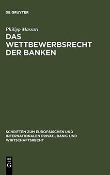 portada Das Wettbewerbsrecht der Banken (in German)
