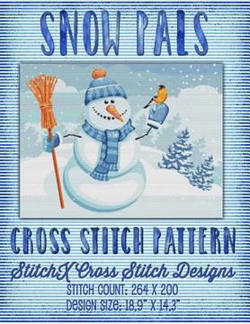 portada Snow Pals Cross Stitch Pattern (en Inglés)
