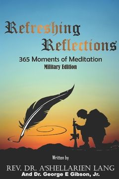portada Refreshing Reflections: 365 Moments of Meditation: Military Edition (en Inglés)