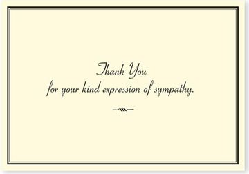portada sympathy thank you notes (en Inglés)