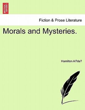 portada morals and mysteries. (en Inglés)