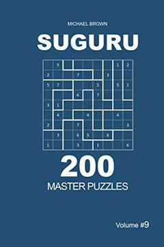 portada Suguru - 200 Master Puzzles 9x9 (Volume 9) (en Inglés)