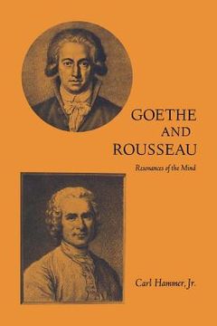 portada Goethe and Rousseau: Resonances of the Mind (in English)