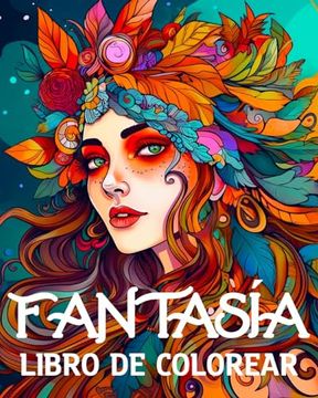 portada Fantasia Libro de Colorear: 70 Personajes únicos de Fantasía como Vampiro, Elfo, Dragón, Gnomo, Mago