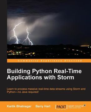 portada Building Python Real-Time Applications with Storm