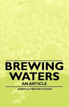 portada brewing waters - an article (en Inglés)