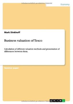 portada Business valuation of Tesco