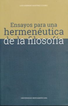 portada Ensayos Para una Hermenéutica de la Filosofía (in Spanish)