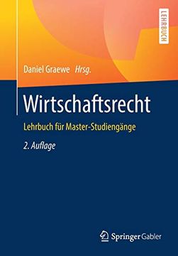 portada Wirtschaftsrecht: Lehrbuch für Master-Studiengänge (in German)