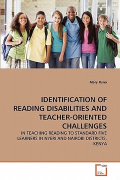 portada identification of reading disabilities and teacher-oriented identification of reading disabilities and teacher-oriented challenges challenges