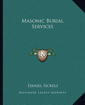 portada masonic burial services (en Inglés)